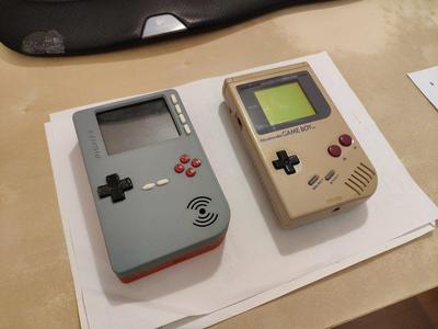 PiGrrl2 mod:  Rotated Pi - HDMI out