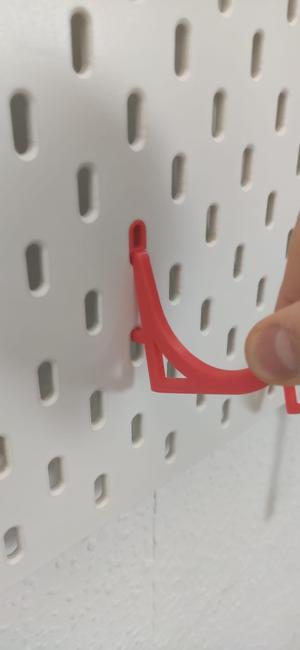 IKEA Skadis pegboard - Mount Secure Lock