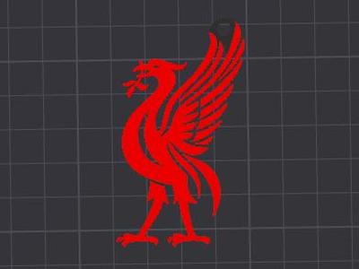 Liverpool fc Bird keychain