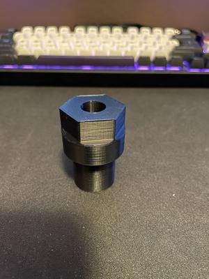 26mm x 1 threaded to 13mm slip for mic arm to monitor mount