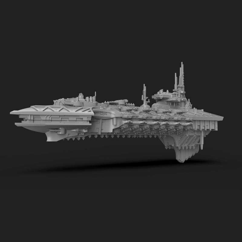 CHAOS Cruiser (wide) to Hellfire Cruiser UPGRADEKIT SUPPORTED (BFG)
