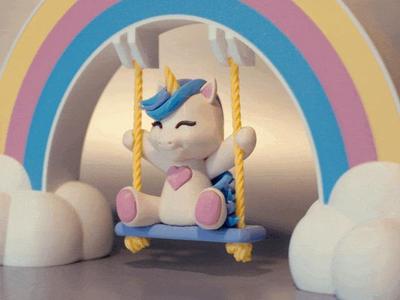Rainbow Unicorn Lamp