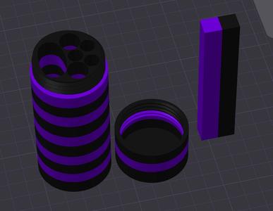 remix for cigarette container with lighter
