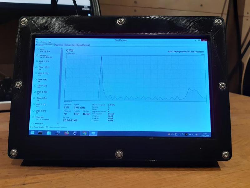 7 inch LCD enclosure "Mini Monitor"
