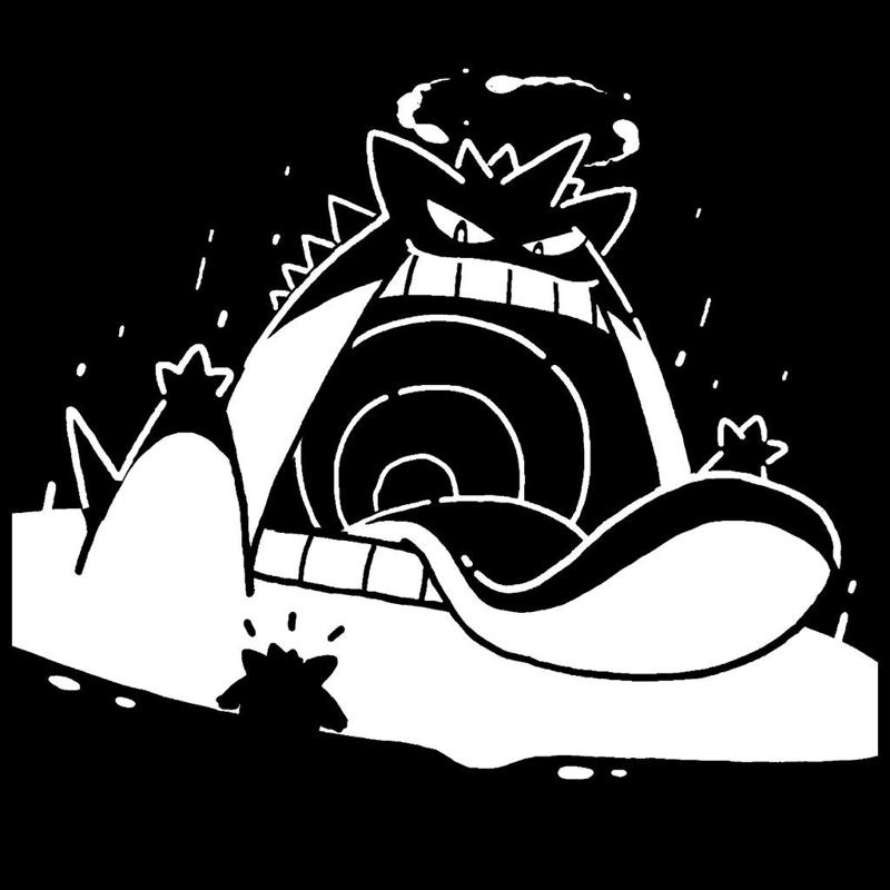 Gmax Gengar stencil