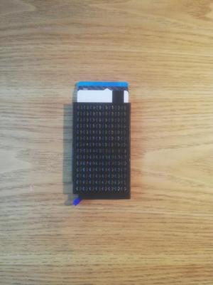 Slim Credit Card Wallet in 2 half for better printing