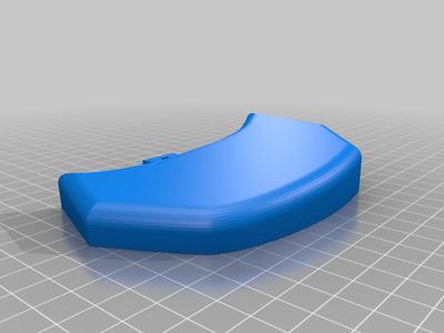 Left hand gaming keyboard by ivanricci - edited wraist rest
