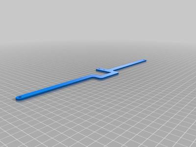  Cable holder for heating bed and X axis on the JGAurora 5S