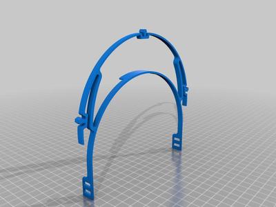 Face Shield (3 holes punch), 3/8" elastic strap