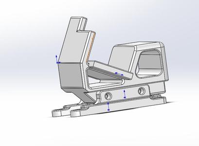 穿越机可替换狗座gopro frame changeable for alien