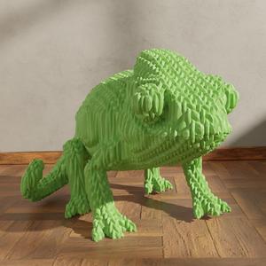 Knitted Chameleon