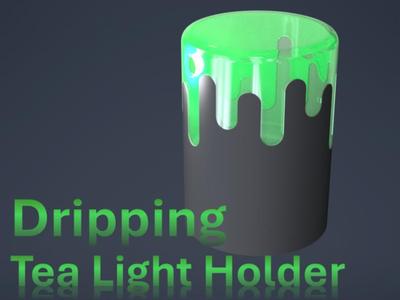 Dripping Tea Light Holder
