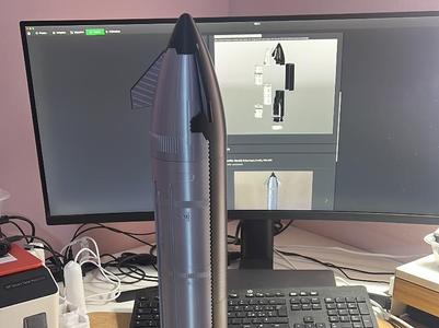 SpaceX Starship S35 in scala 1:100 