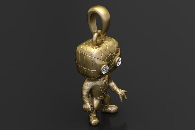 SPIDER MEN PENDANT 3d printable model