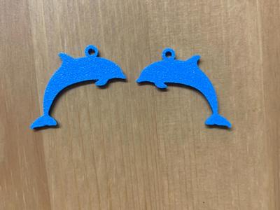 dolphin earrings
