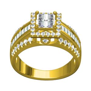 Princess Cut Diamond Engagement Ring