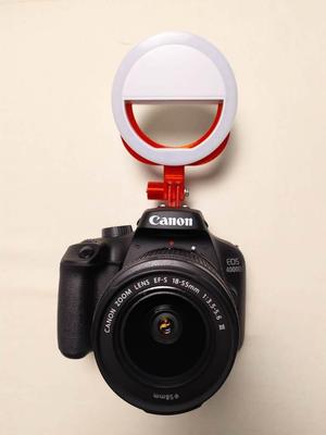 Led ring mounting kit for Canon SLR
