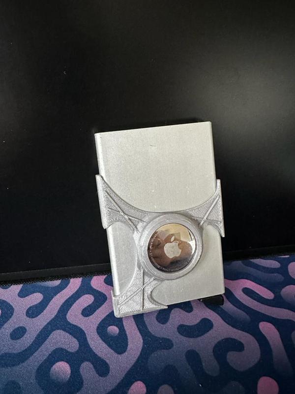 Wallet airtag mount. (+moneyclip)