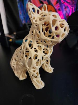 French Bulldog Voronoi 