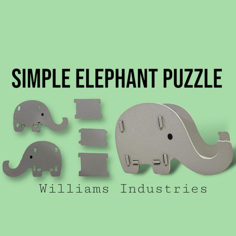 Elephant Puzzle and Pen/phone Holder