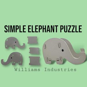 Elephant Puzzle and Pen/phone Holder