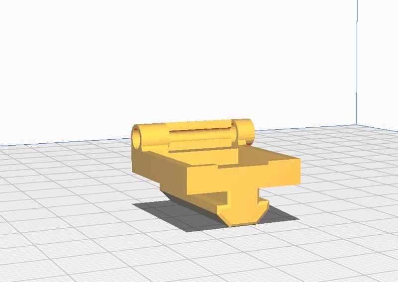 runout sensor with v-slot