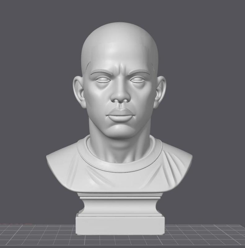 Myke Towers Bust - 3D Model of the Puerto Rican singer and rapper