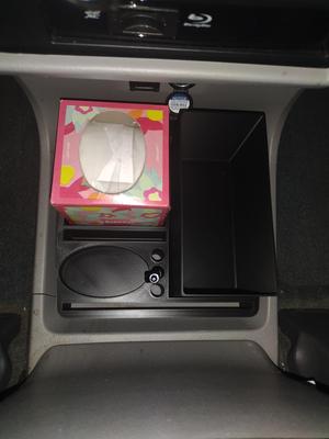 Sienna Lower Console with Trash Can