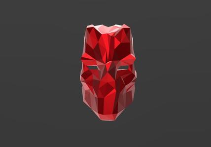Mask L26 - Low Poly - Excellent Design - Decor
