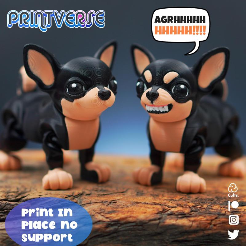 Flexy Print In Place Chihuahua