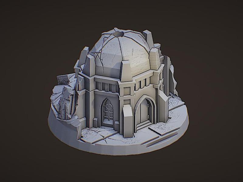 flightbase no.2 - 40mm diameter epic scale