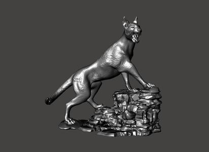 Wild Big Cat - Decor - Object - Figure - Ornament