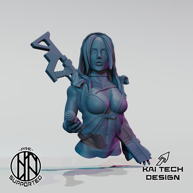 Cyber girl bust - Nova Vex