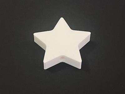 Five Pointed Star Bead (rounded) - 5cm