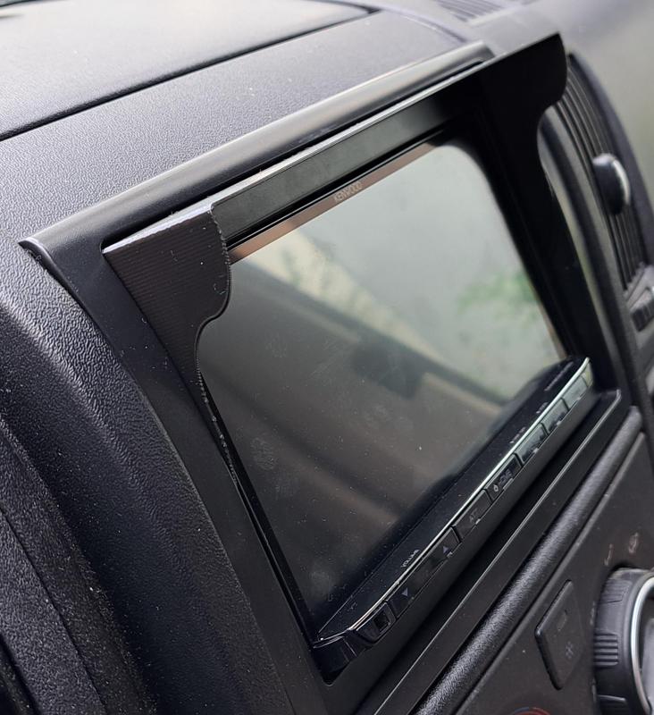 sunscreen / protector for double DIN Radio Citroen Jumper