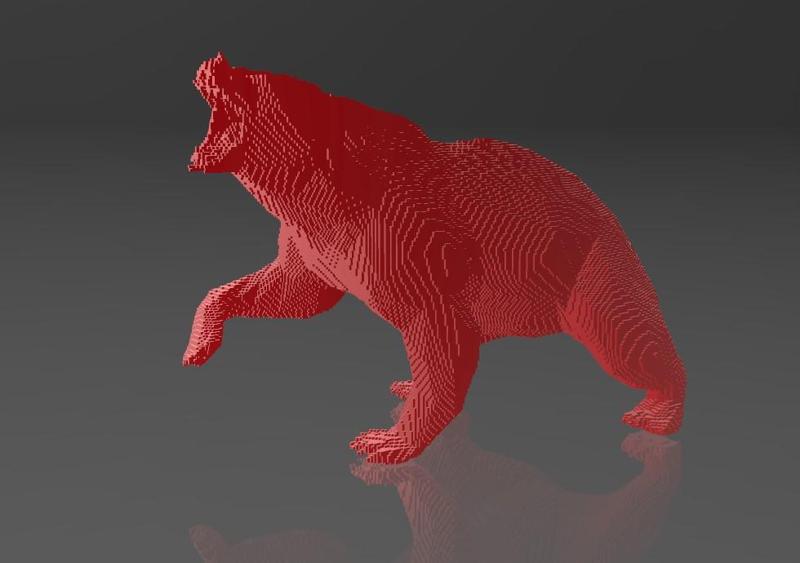 Cute Paws Bear - Blocks - Perfect Design - Easy Print - Decor