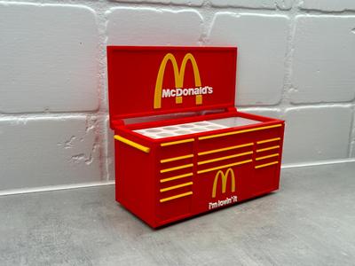 McDonalds Inspired Toolbox desk organizer pen