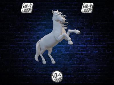 Rampant War Horse
