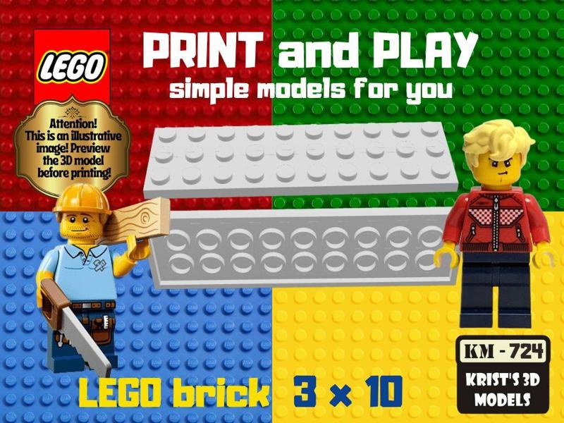 lego brick 3x10