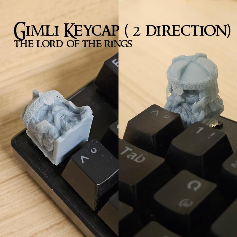 Gimli (the lord of the rings) KeyCap  -  2 Directions