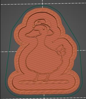 Shuba Duck cookie cutter