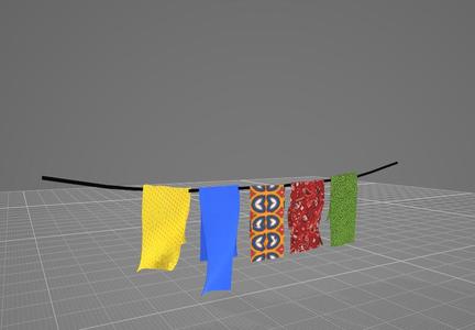 hanging cloth