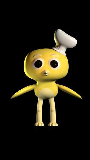 Chef chicken character home decor