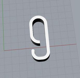 Hook for clothes rail locker