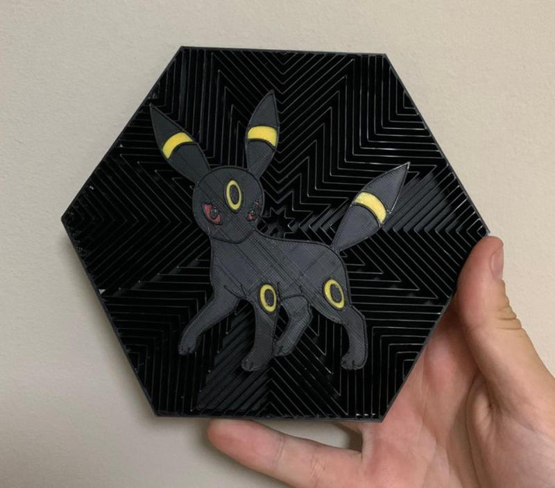 Umbreon Hex Wall Art