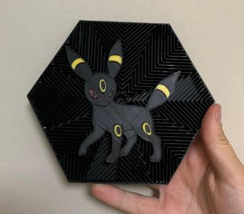 Umbreon Hex Wall Art