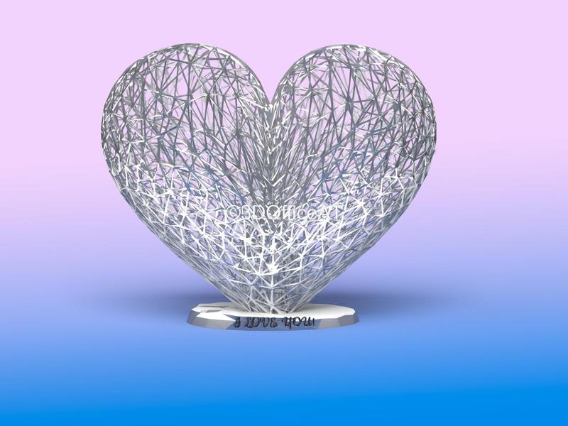Wire Art - Heart - Resin Printing
