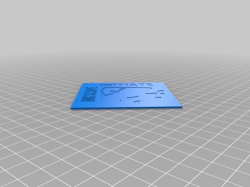 Inkscape Fridge Badge Magnet