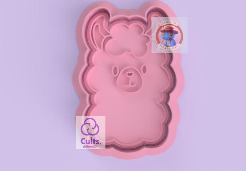 Llama cookie cutter