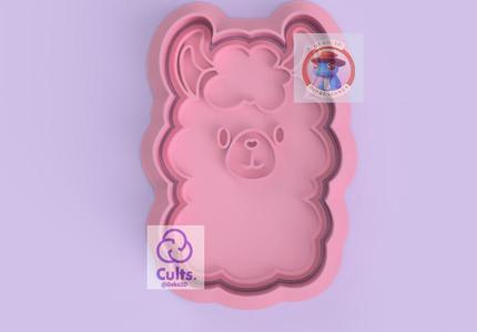 Llama cookie cutter